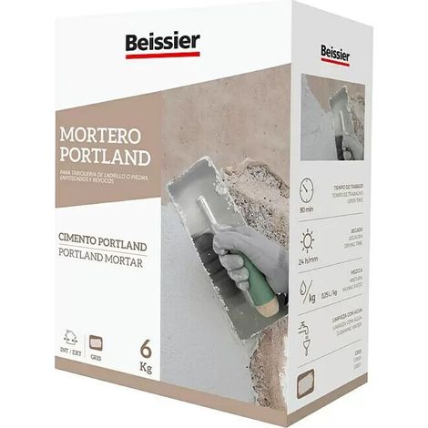 Mörtel beissier 70303-002 6 kg schnelltrocknend