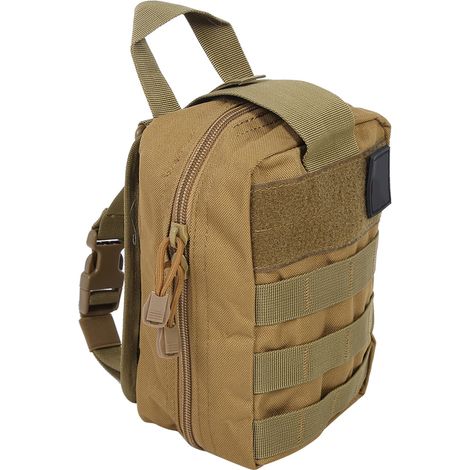 Sac de survie portable pour activités de plein air (couleur boue), idéal pour le camping et le sport. (1/5)