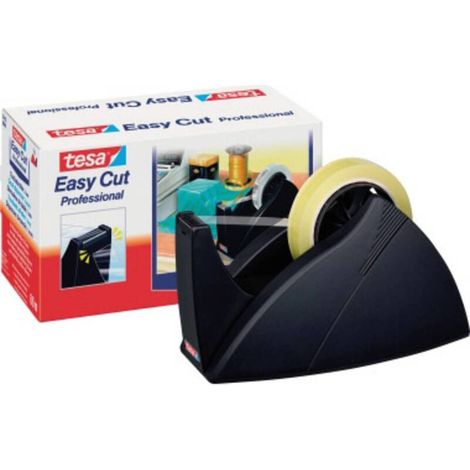 [NEUWERTIG] B-Ware Tesa Klebeband-Abroller Easy Cut Professional schwarz 25mm 66m Klebeband Roller (1/2)