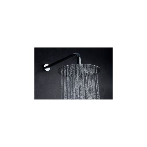 Pulvérisateur de douche rond gris, finition chrome 31x31 [ IMEX® ] (1/3)
