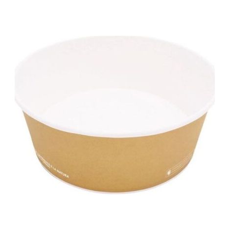 Gobelet jetable en carton Havane 1200 ml - 40 pièces - Ecobioshopping