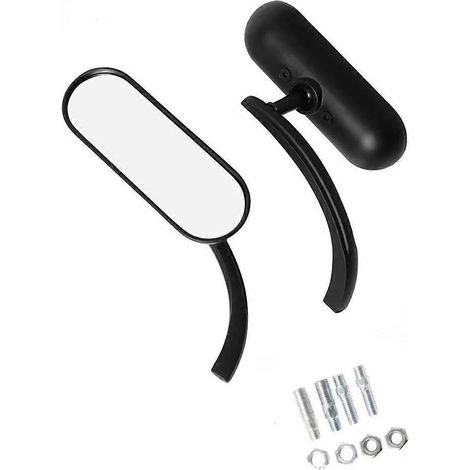 Espejo retrovisor universal M10 para motocicletas, estilo retro clásico, para Softail Glide Touring. (1/5)