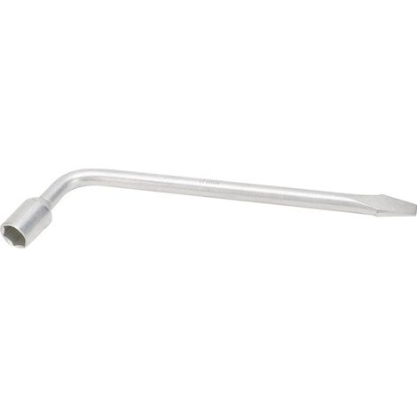 01 02 015 Clé à écrou de Roue de Secours de Voiture, Outil de réparation de Douille à extrémité Fendue Large Application en Acier de qualité supérieure Artisanat Exquis pour la réparation de(17mm) (1/5)