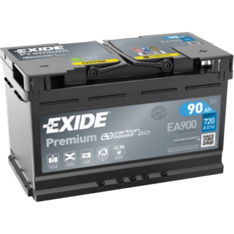 Batería de coche Tudor 90Ah EA900 Exide