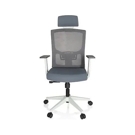 [GEBRAUCHT] B-Ware Hjh Office Bürostuhl Drehstuhl Stuhl Captivo Base W Stoff Netzstoff Grau