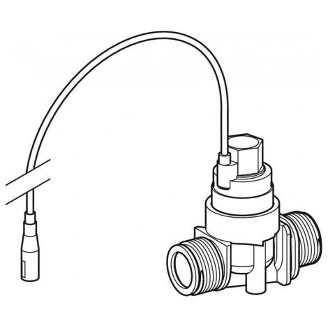 Geberit Boîtier de soupape pour commande d'urinoir Type 500, 599062000
