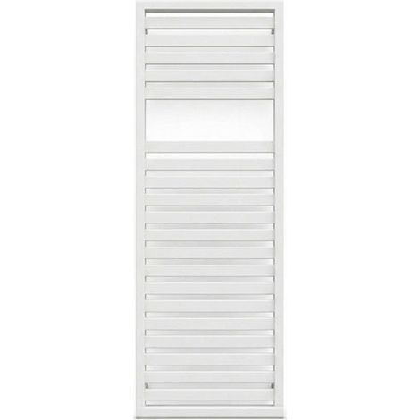 Sèche-serviette eau chaude blanc de 1180mm de haut et 600mm de large - 629 Watt - LUK1180/600ZXB (1/5)