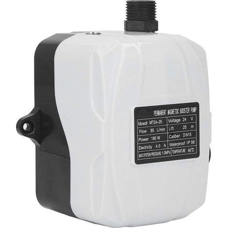 Surpresseur haute pression 180 W pour évier de cuisine et douche, 24 V CC, prise UE, 100-240 V CA