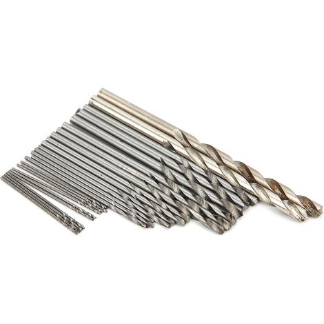 Kit de 25 forets en alliage d'aluminium, accessoires de rechange pour perceuse manuelle. (1/5)