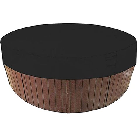 190x30cm Round Swimming Pool Cover Solar Pool Cover, Waterproof Spa Protective Cover 100% UV Resistant, 190T for Outdoor Spa Bathtub (1/5)