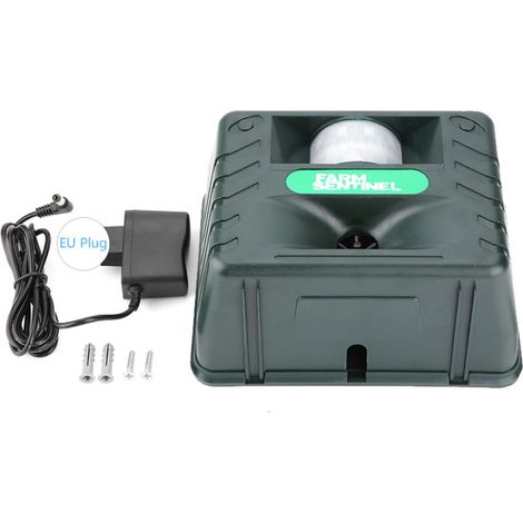 Détecteur de Mouvement Ultrasonique Anti-Rongeurs avec Alarme Sonore pour Intérieur Utilisation Européenne 220V Sans Batteries - KZQ (1/3)