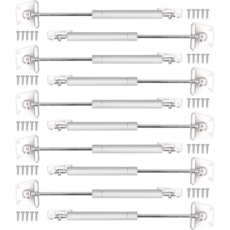 10 Stück hydraulische Stützstangen für Möbel, Scharniere mit Soft-Close-Funktion, Gasdämpfer für Schränke und Tatami-Matten