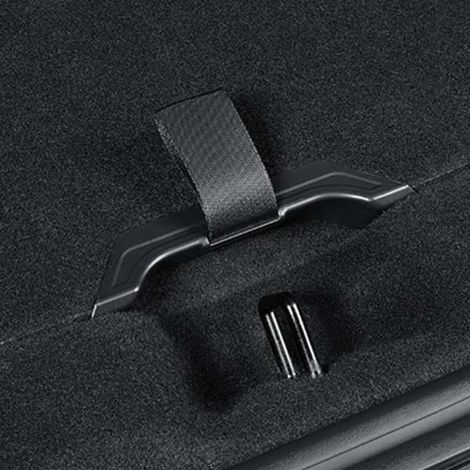 Two colors: Black Material: Plastic Suitable for the trunk of the 2025 Tesla Model Y. (1/4)