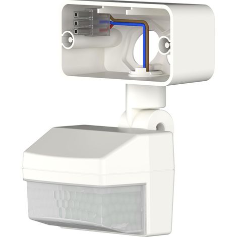 Theben 9080041 - Bewegungsmelder-Modul, zur Montage an Theben LED-Strahlern theLeda B dual, Erfassungsbereich 180°, 12 m Reichweite,Dämmerungsschalter, Teach-In, weiß