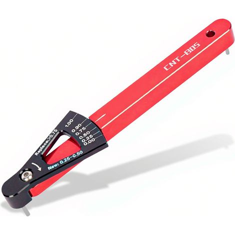 Jauge de contrôle de chaîne de vélo Lebycle, outil indicateur d'usure et de mesure d'allongement pour VTT et vélo de route. (1/5)