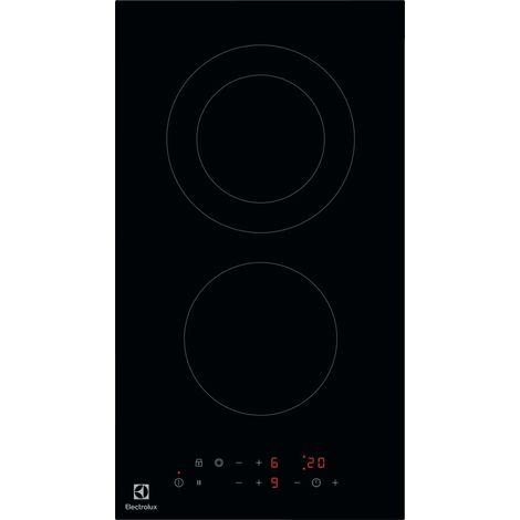 Electrolux LHR3233CK piano cottura in vetroceramica nera 29 cm (1/10)