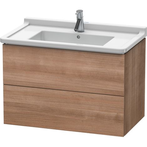 Duravit L-Cube Mueble de pared, 2 cajones, 820mm, para Starck 3, color: Cerezo del Tesino - LC626507373 (1/4)