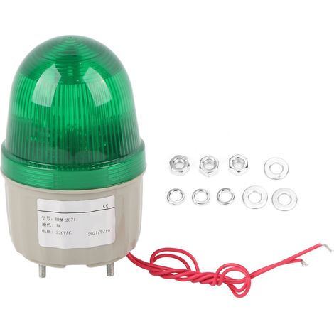 Indicateur Rotatif LED Clignotant pour Surveillance 220V AC (1/5)