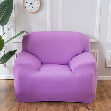 Fundas de sofá DEKAXID de color liso, aptas para salas de estar, hechas de spandex elástico, fundas para sofás esquineros, fundas para sillones, protectores de muebles, 1 pieza.