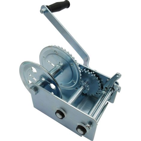 Manual Hand Winch 2500LB Zinc Plated (1100KG ATV Car Boat Trailer Puller) (1/5)
