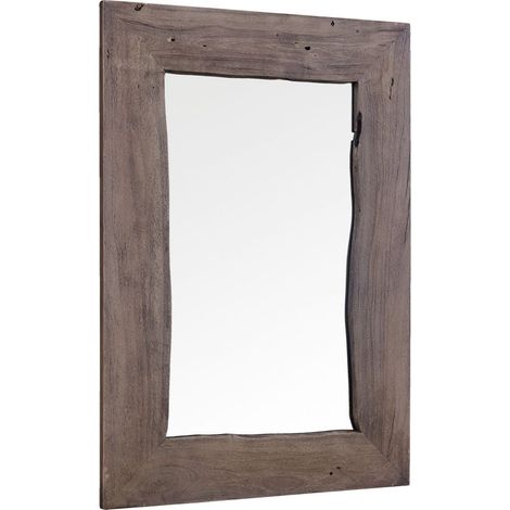 Miroir 100x70cm - Bois d'acacia laqué (Marron) - PURE ACACIA 813