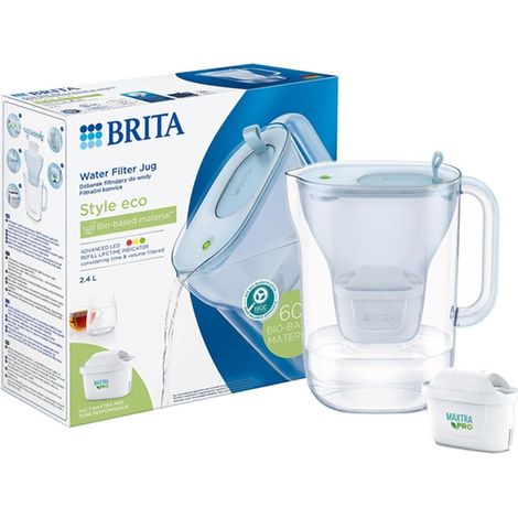 BRITA Style Eco Waterfilterkan Poederblauw + MAXTRA PRO Waterfilter 1055740