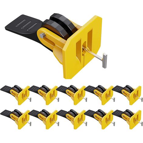 Lot de 50 cales de positionnement en plastique pour carrelage mural et de sol, avec goupille de 1,5 mm Outil de bricolage (1/5)