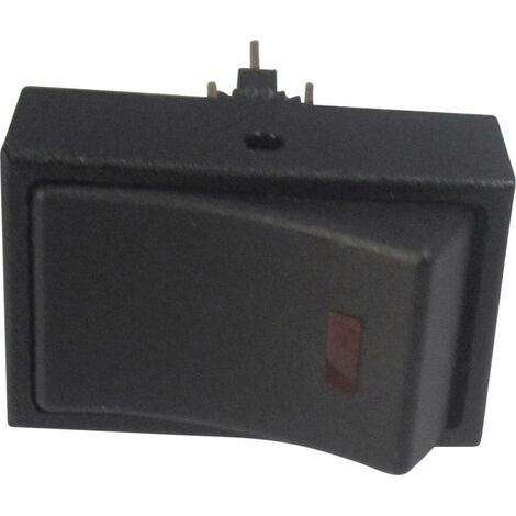 Interrupteur à bascule pour l'automobile TRU COMPONENTS TC-R13-207L-SQ RED 12V/DC 1587813 12 V/DC 20 A 1 x Off/On à accrochage 1 pc(s) S646921 (1/5)