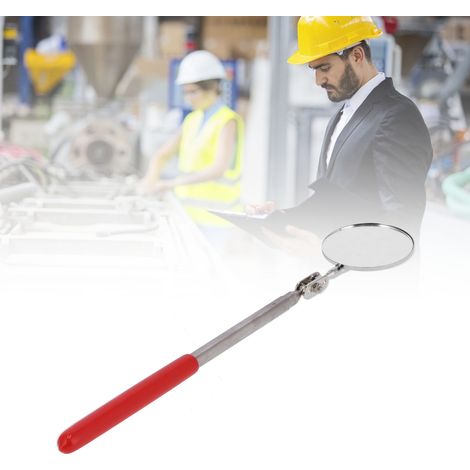 Miroir d'inspection flexible CT-502 pour la réparation de tuyauterie de climatisation et le soudage - Miroir télescopique rond (1/5)