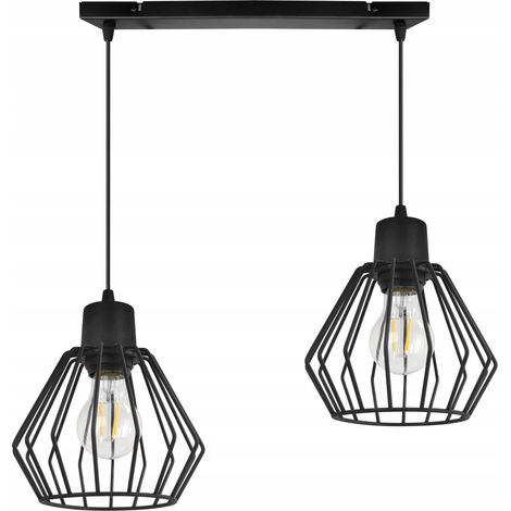 LÁMPARA COLGANTE, LÁMPARA DE TECHO, PANTALLA DE ALAMBRE, LED (1/5)