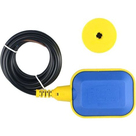 Interrupteur a Flotteur pour Pompe à Eau, 5m Flotteur Interrupteur pour Pompe Immergée 250V / 16A, Pompes de Contrôle Automatique Interrupteur à Flotteur, pour Réservoir, Fosse d'égout (1/5)