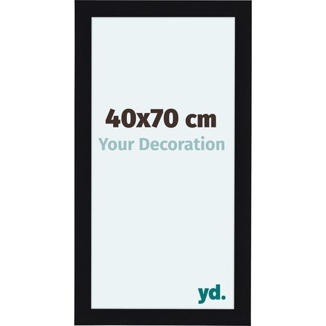 yd. - Cadre photo 40x70 - Noir Brillant - MDF - Como (1/5)