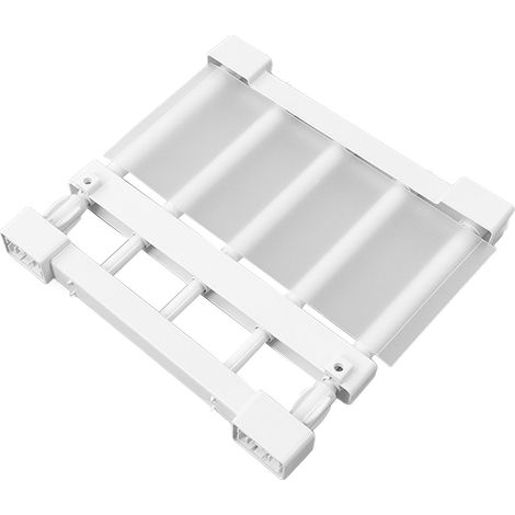 Ausziehbarer, nagelfreier Regalboden für Kleiderschränke, Aufbewahrungsteiler für Garderoben, verstellbare Länge 23-30 cm (1/5)