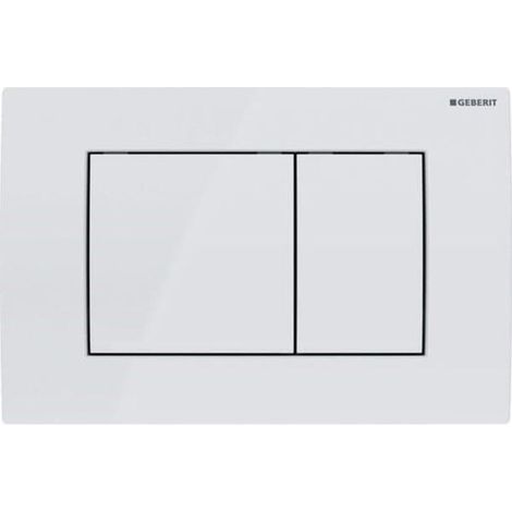 Geberit Delta30 Zweimengenspülplatte, Alpinweiß, 115.137.11.1 (1/4)