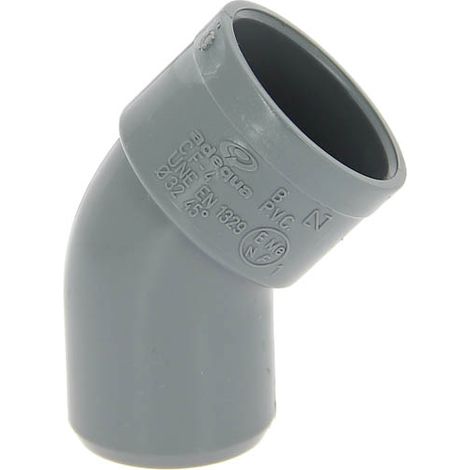 Coude PVC mâle-femelle 45° Ø32
