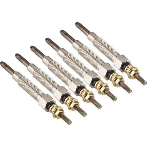 6pcs bougies de préchauffage pour Nissan Patrol (Y60) 4.2 Diesel - jeu de 6 pièces chauffantes (1/5)