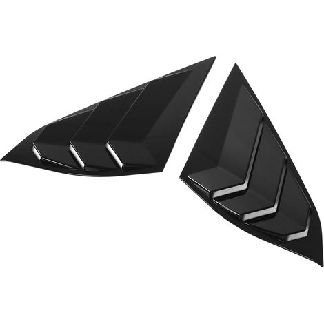 Jeu de 2 Persiennes d'Aération pour Vitres Latérales Arrière de Voiture, Noir Brillant, Remplacement Compatible Accord 2018-2021 (1/5)
