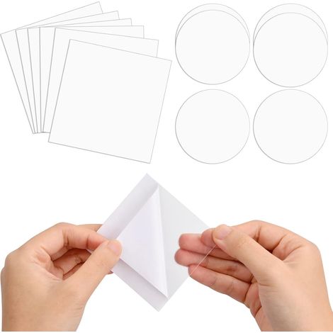 12pcs Patchs Réparation Transparent Imperméable, Patch de Réparation Tente (1/5)