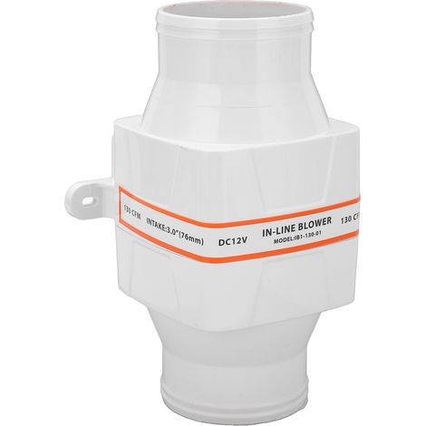 Ventilateur d'air cale 12V 3in, 130CFM, 4 pales, débit élevé pour bateaux yachts marins (1/5)