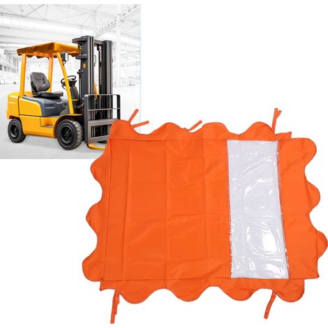Bâche de toit pour chariot élévateur 4533 pouces, bâche étanche avec toit ouvrant transparent en PVC (1/5)