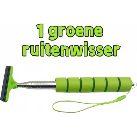 1 - Essuie-glace rétractable - Outil de nettoyage de voiture portable pour les jours de pluie et de brouillard - Vert (1/5)