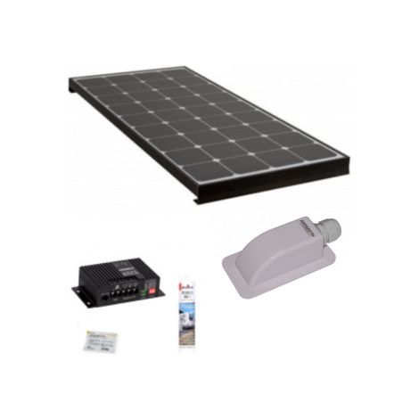 PACK ANTARION Panneau Solaire Black Booster 220W + Kit de pose solaire avec Régulateur de Charge MPPT 320W 20A Bluetooth (1/3)