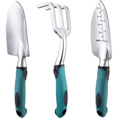 Pair - Outils de Jardinage, Trois pièces d’Outils de Jardinage Lourds moulés, des Outils à Main (1/5)