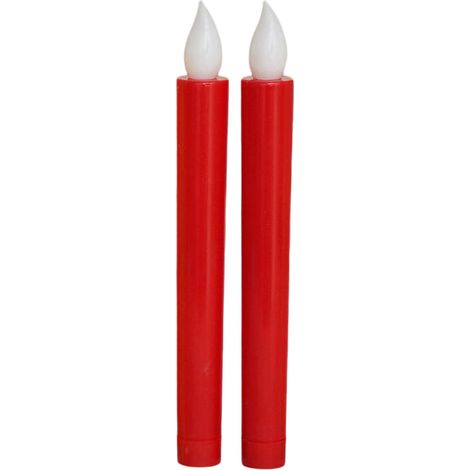 Bougie électronique à LED à longue tige, sans fumée, imitation bougie, décoration religieuse pour église et mariage (1/5)