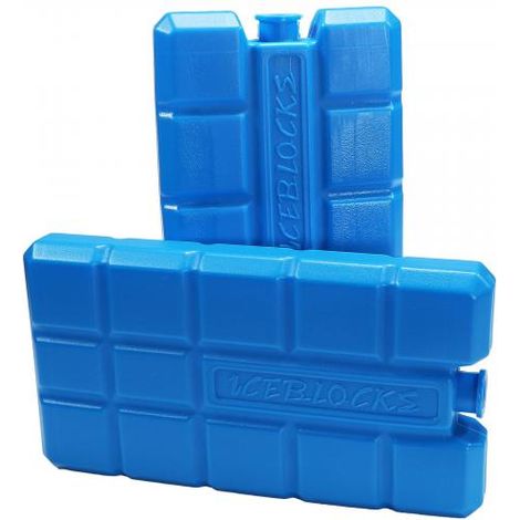 Packung mit 2 Kältespeichern für tragbare Kühlschränke, 200 cl, 15 x 8 x 2 cm, verschiedene Farben (1/4)