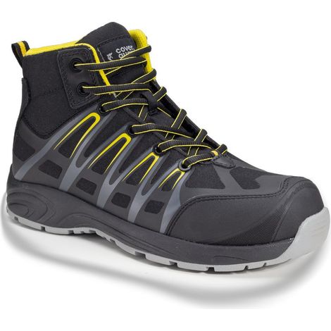 Chaussures montantes imperméables Multi-usages Coverguard ALUNI S3 Noir / Jaune 41 (1/4)