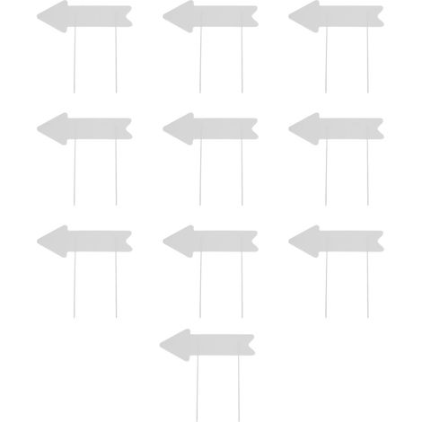 Panneaux fléchés vierges avec piquets, double face, imperméables, directionnels pour la décoration de fêtes de mariage. (1/5)