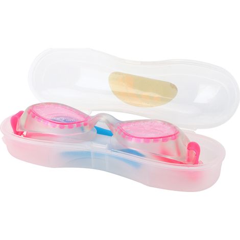 Lunettes de natation roses, étanches et antibuée, avec étui et bouchons d’oreilles, masque de piscine (1/5)