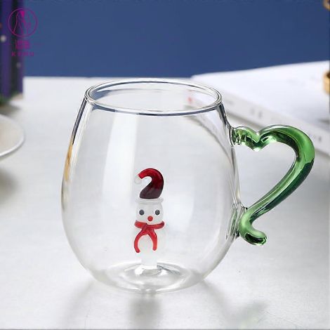 Mug de Noël, tasse à café, tasse à thé, tasse à lait, verre, tasses de Noël avec motif bonhomme de neige et sapin de Noël en 3D, tasse de Noël (bonhomme de neige) (1/4)