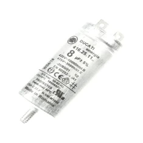 Condensateur 8µf 450v 6531420 5724750 - seche-linge